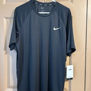 Nike Black Short-Sleeve Dri-FIT Athletic Tee